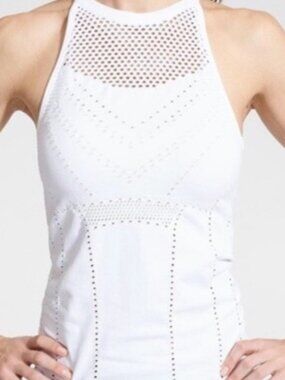 Athleisure Performance-core Athleta Diamond Mesh Trophy Tank Women's size XL